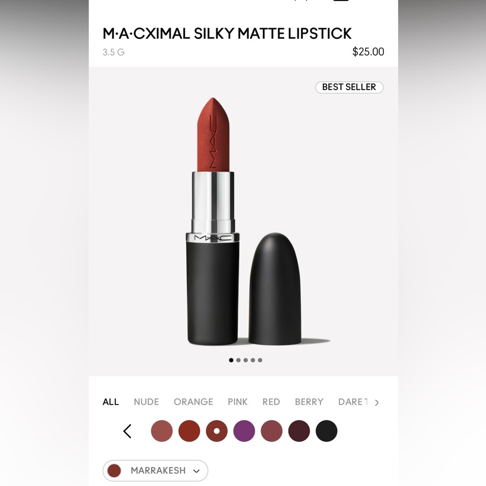 MAC Marrakesh Silky Matte Lipstick
